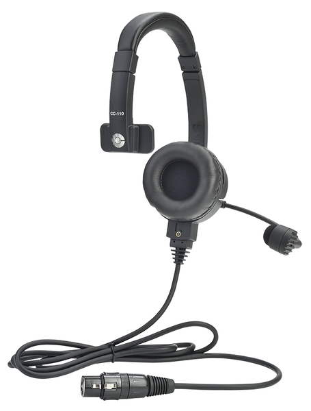 CC-110-X7 INTERCOM HEADSET  SINGLE EAR 7 PINE FEMALE XLR